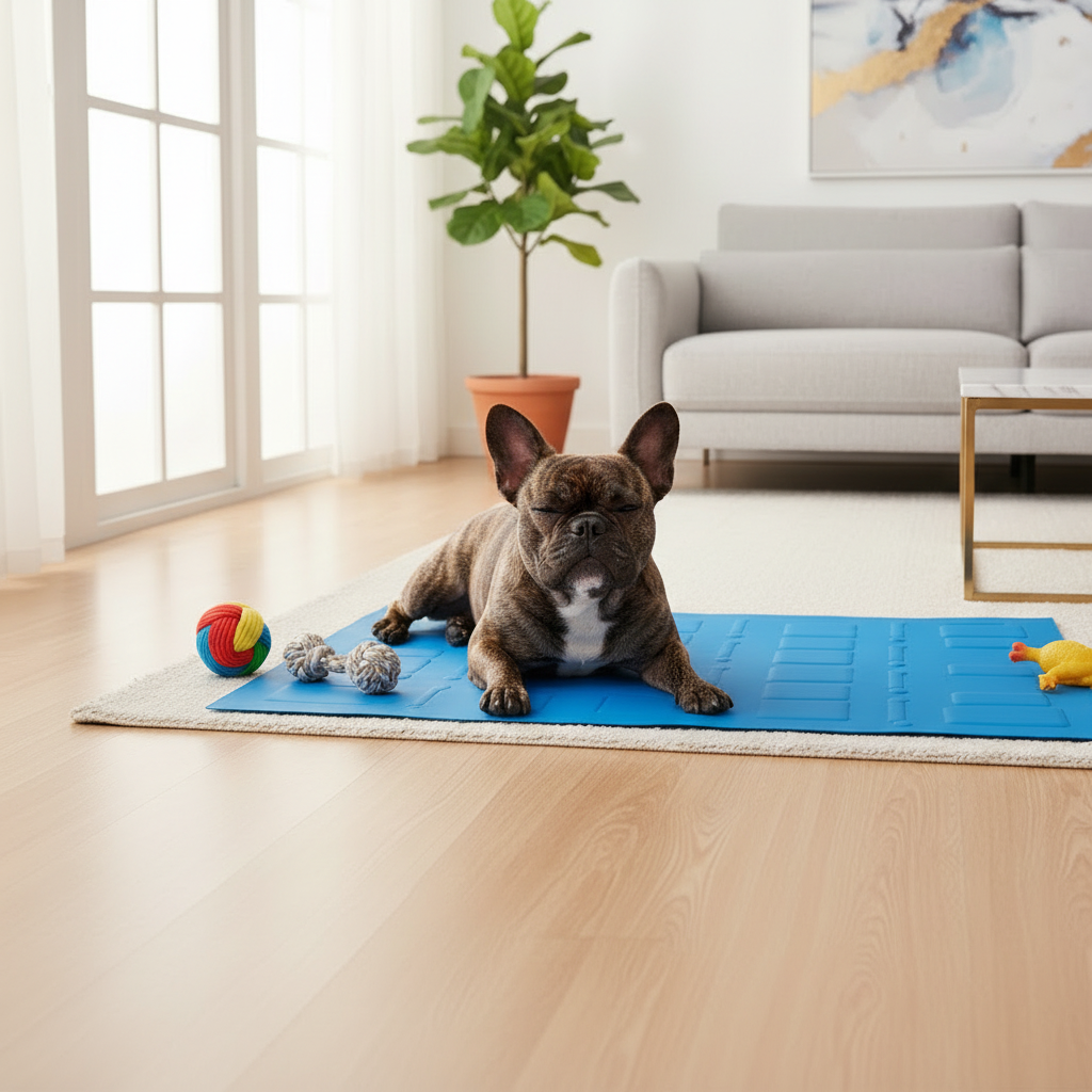 Cooling Mat - Blue Edging