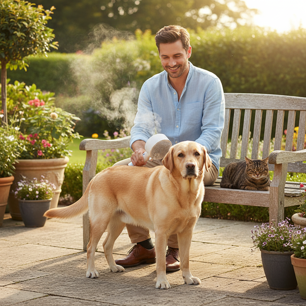 SteamGroom - New Man & Dog